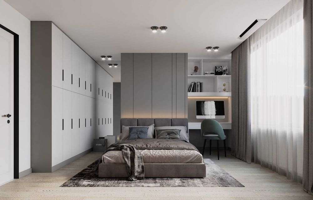 【台南住宅設計】床頭櫃設計「這幾點」做對，臥室機能竟翻倍又不擠！